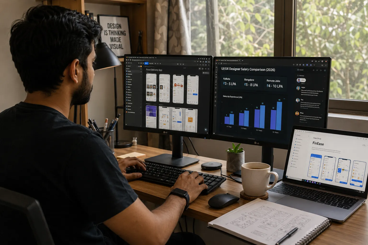 UI/UX Salary in Kolkata vs Bangalore vs Remote Jobs (2026 Comparison)