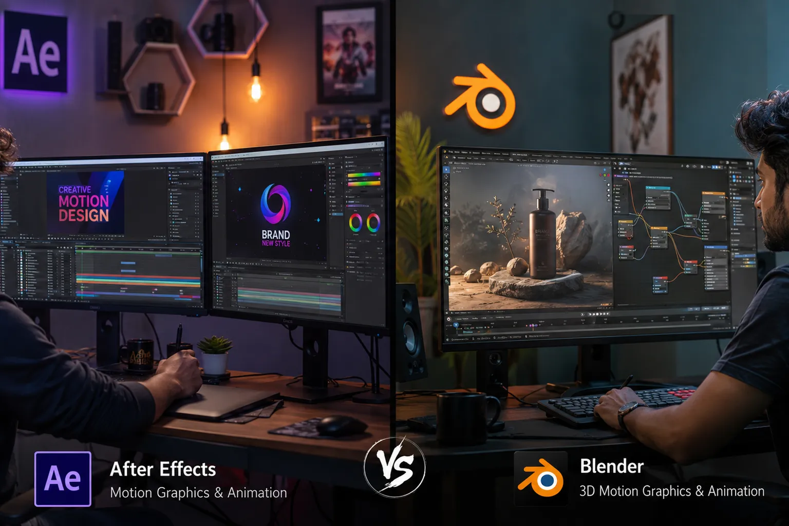 After Effects vs Blender for Motion Graphics in 2026: Which Software Should You Learn?