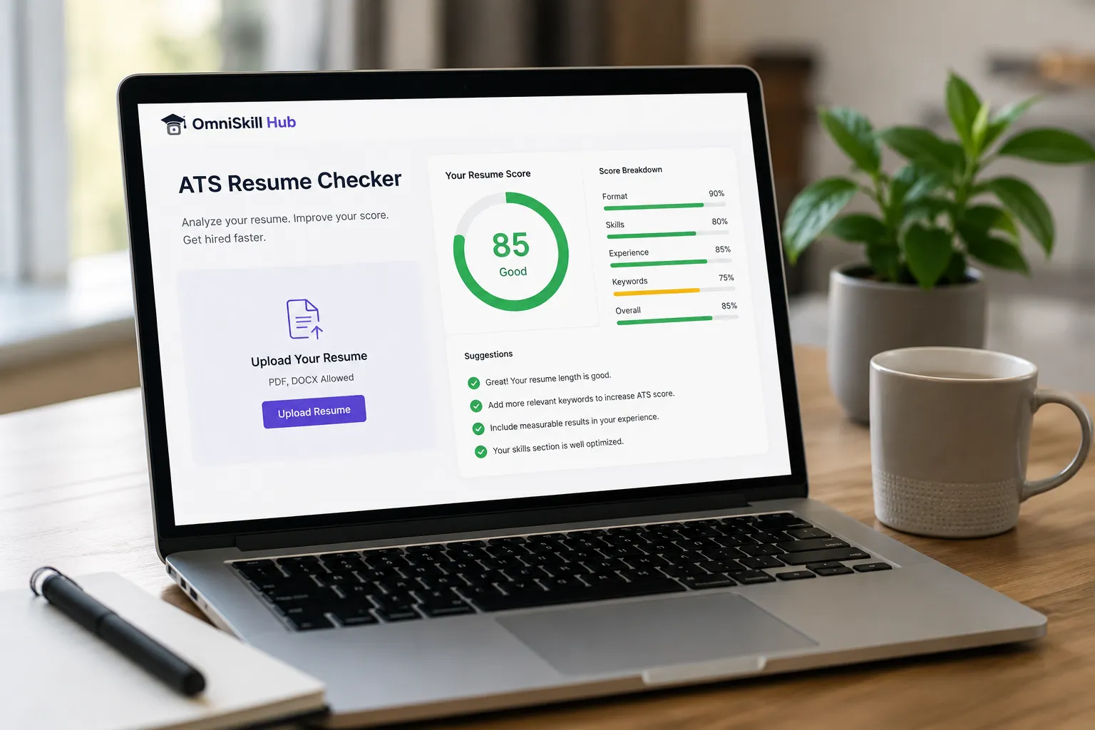 Free ATS Resume Checker & CV Rating Tool – Optimize Your Resume for Better Job Opportunities