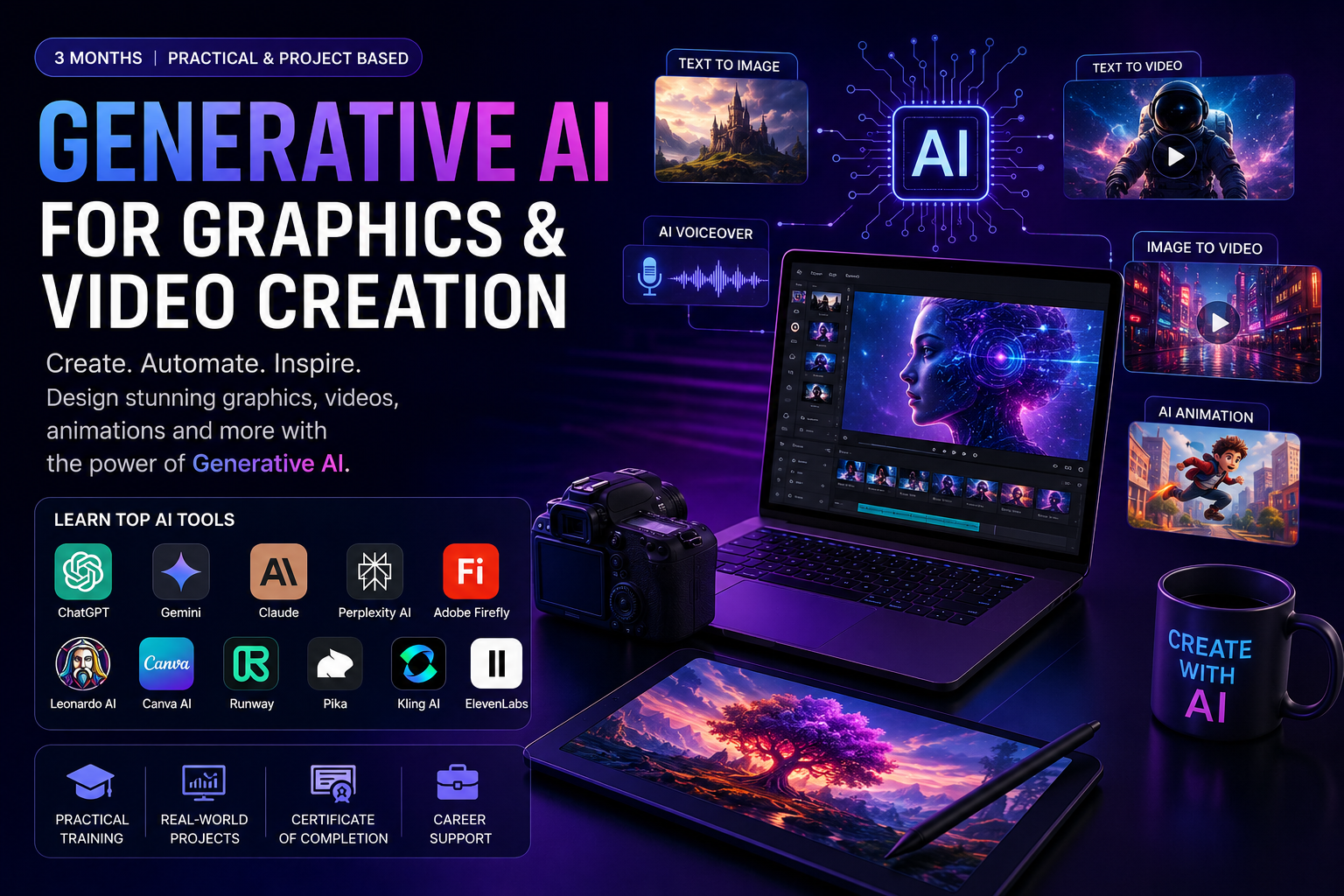 GENERATIVE AI FOR GRAPHICS & VIDEO CREATION