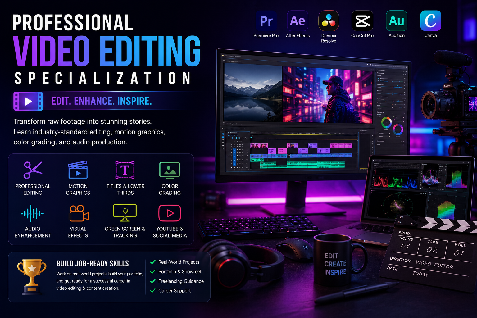 PROFESSIONAL VIDEO EDITING SPECIALIZATION