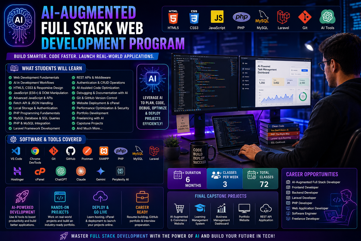 AI-AUGMENTED FULL STACK WEB DEVELOPMENT PROGRAM